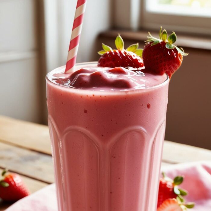 365 Yummy Days - Smoothie à la fraise et au lait végétal