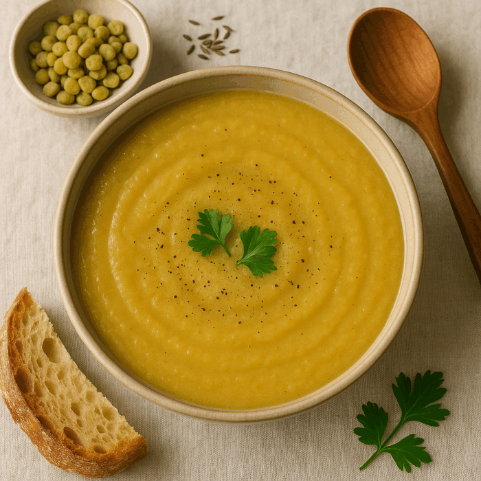 365 Yummy Days - Soupe de pois cassés au cumin